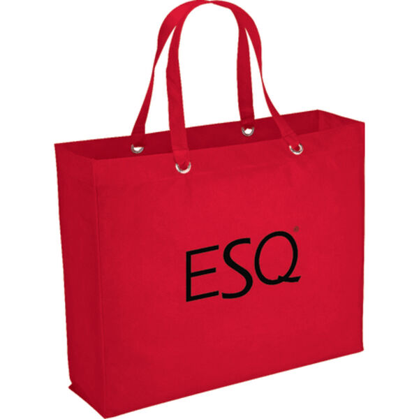 Oak Non-Woven Shopper Tote Thumbnail