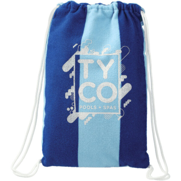 Microfiber Beach Blanket with Drawstring Pouch Thumbnail